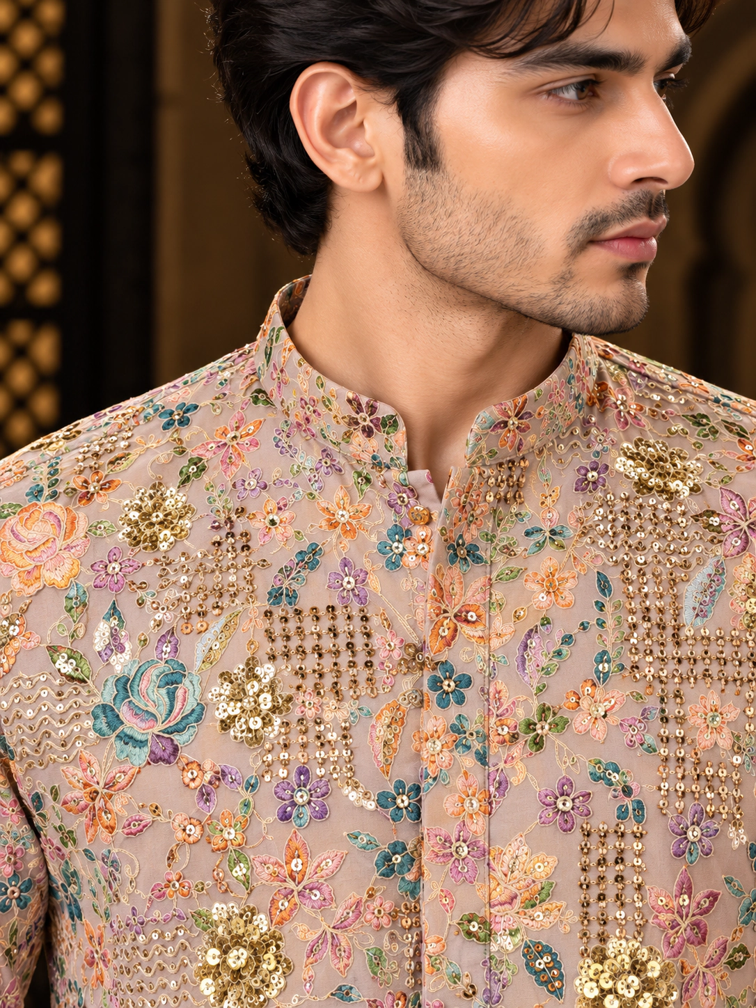 Embroidered Kurta for men