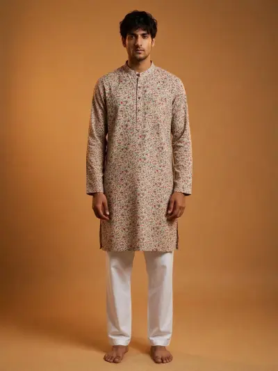 Print Kurta -  Ditsy Berry Floral