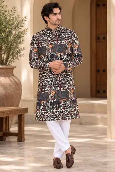 Japanese Print Kurta - Themed Jungle