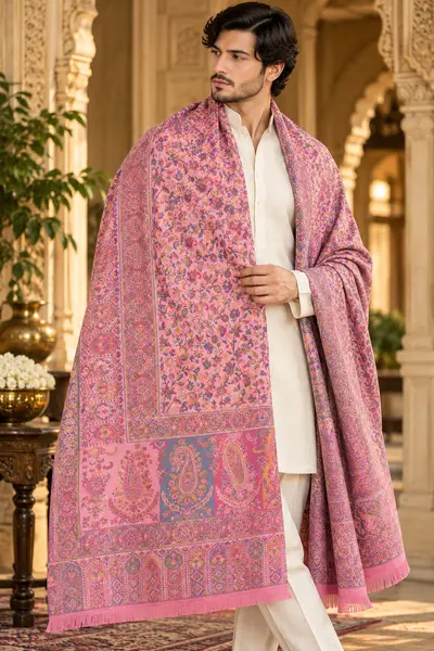 Shawl-  Bubblegum Pink