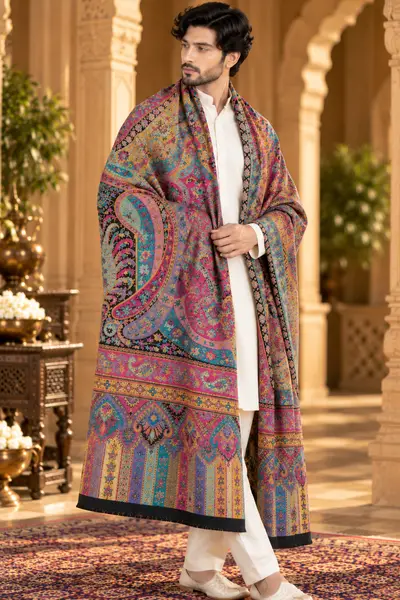 Shawl-Royal Magenta